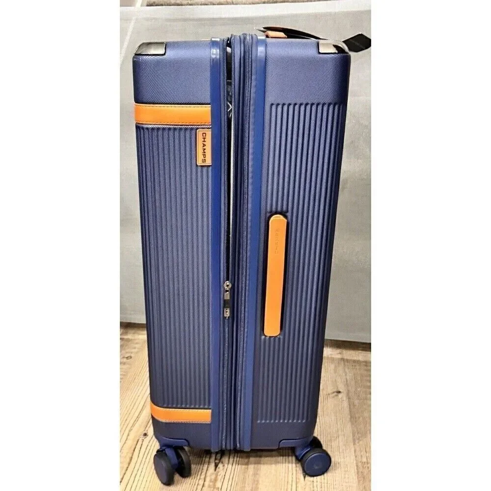 Champs Vintage Air 28 in Hardside Luggage Suitcase with Spinner Wheels